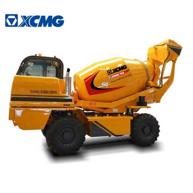 XCMG 5m3 Truck Concrete Mixer SLM4 Small Self-loading Concrete Mixer Truck for sale
